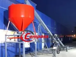 Скоростная разгрузка ж-д вагонов мобильной установкой VIT50-2B с последующей фасовкой в мягкие контейнеры "БИГ-БЭГ"